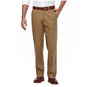 Haggar Khakis flat front BRAND NEW WITH TAGS 32x30